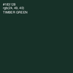 #183128 - Timber Green Color Image